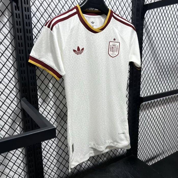 2026 World Cup Spain Away Women Player Version Soccer Jersey (女)