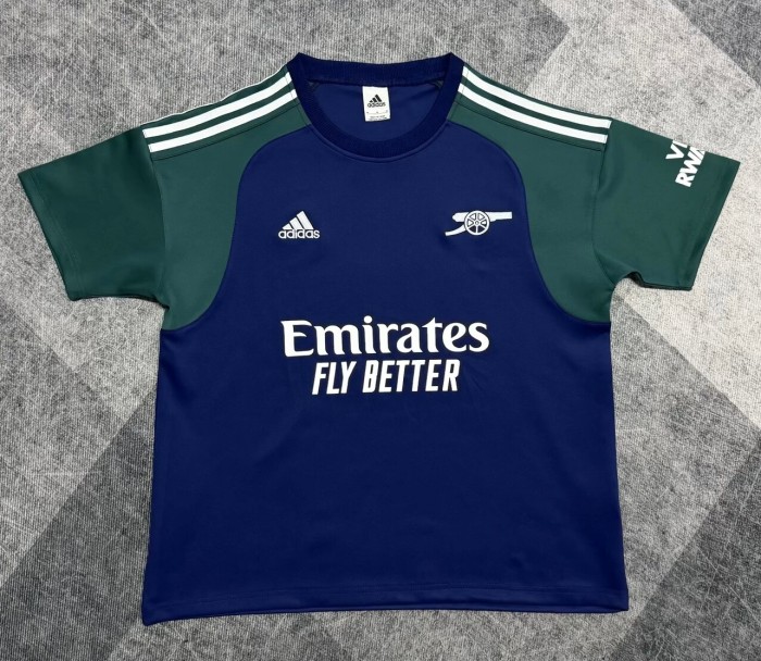 26-27 ARS Blue Short sleeves Loose And Thickened Hoody