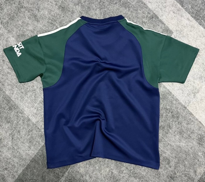 26-27 ARS Blue Short sleeves Loose And Thickened Hoody