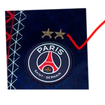 25-26 PSG Home Print 2 Star Champions of Europe 26 Player Version Soccer Jersey