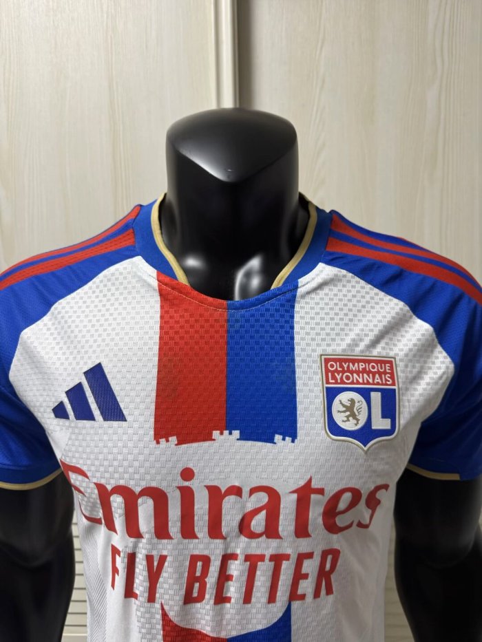 26-27 Lyon Home Leaked Edition Player Version Soccer Jersey