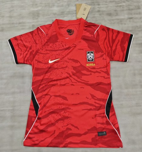 2026 Korea Home Women Fans Soccer Jersey（女）