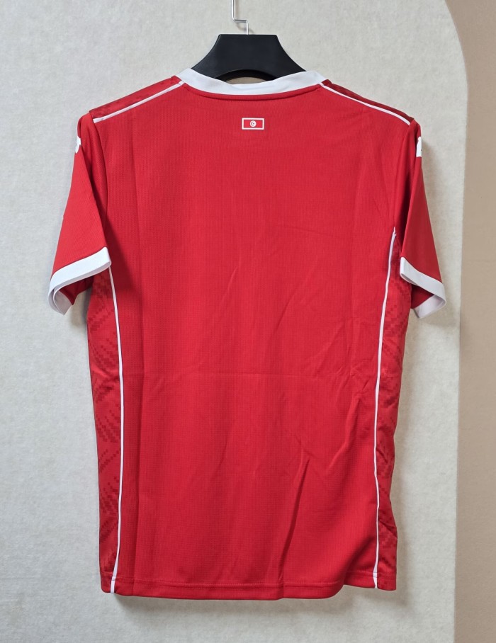 25-26 Tunisia Home Fans Soccer Jersey