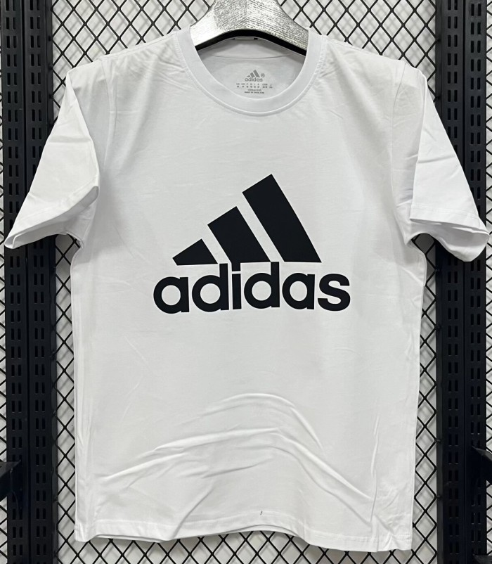 2026 AD White High Quality Pure Cotton Casual T-Shirt