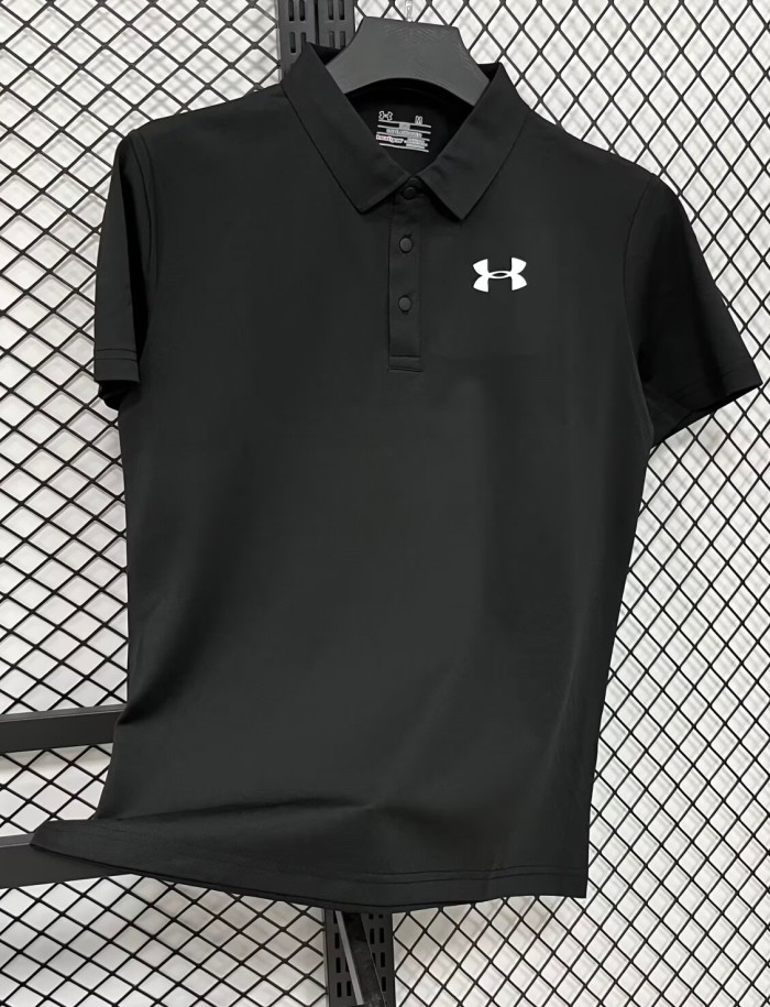 2026 UA Black High Quality Polo Short Sleeve