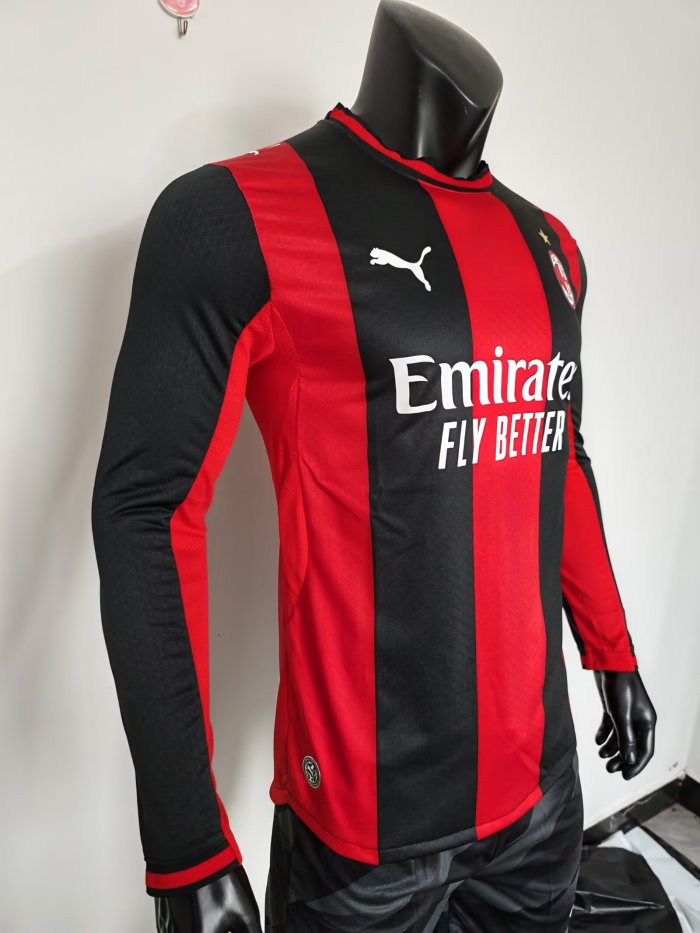 26-27 ACM Home Long Sleeve Player Version Soccer Jersey (长袖球员)