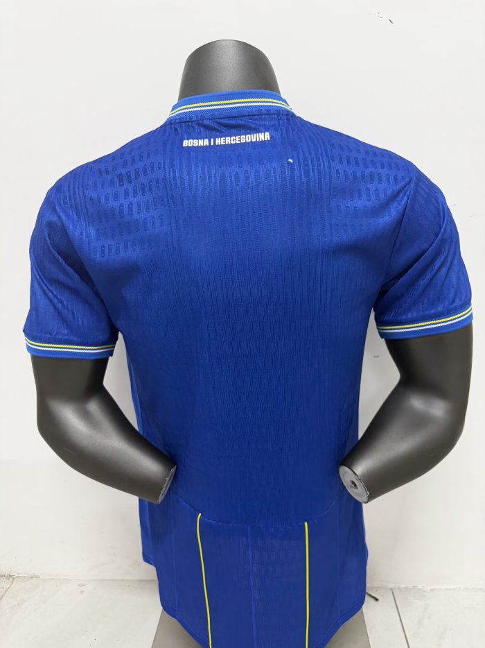 2026 World Cup Bosnia And Herzegovina Home Player Version Soccer Jersey