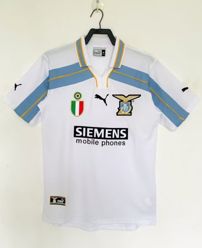 2000-2001 Lazio Away Retro Soccer Jersey