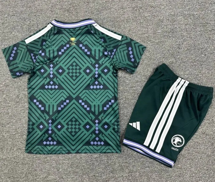 2026 World Cup Saudi Arabia Home Kids Soccer Jersey