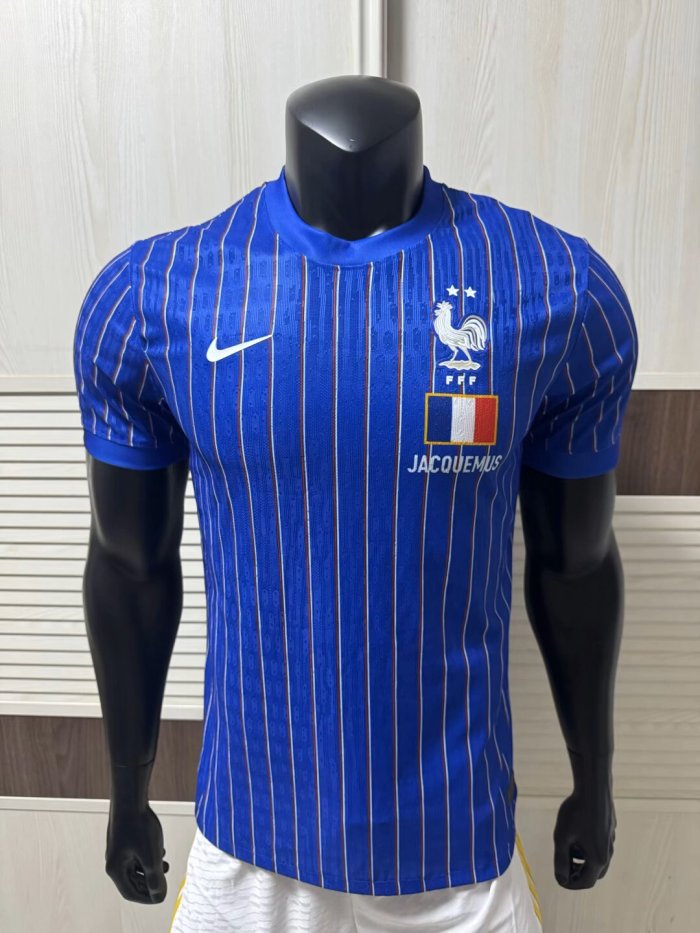 26-27 France Blue Player Version Training shirts