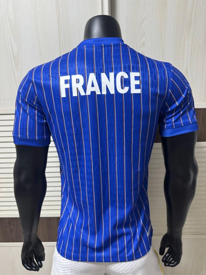 26-27 France Blue Player Version Training shirts