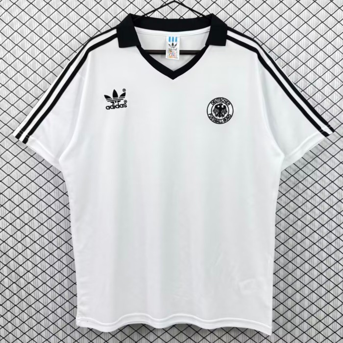 1982 Germany Home Retro Soccer Jersey