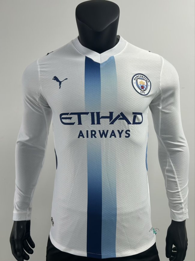26-27 Man City Third Leaked Edition Long Sleeve Player Version Soccer Jersey (长袖球员)