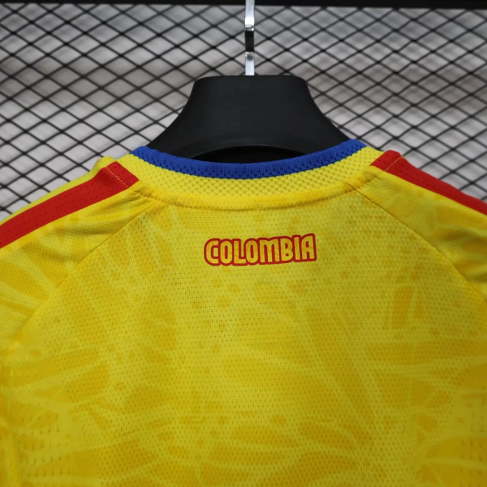 2026 World Cup Colombia Home Women Player Version Soccer Jersey (女)