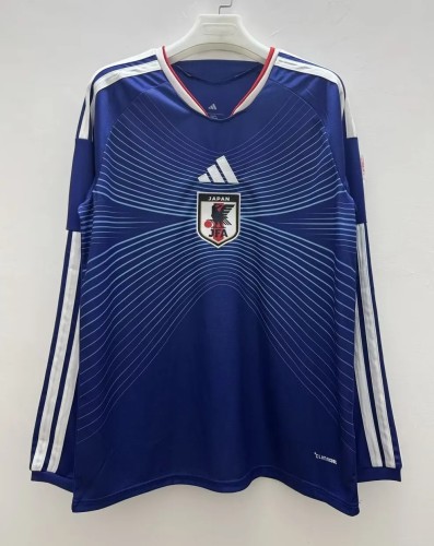 2026 World Cup Japan Home Long sleeves Fans Soccer Jersey