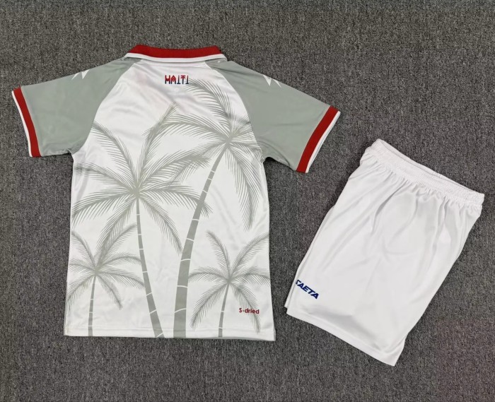 2026 Haiti Away Kids Soccer Jersey