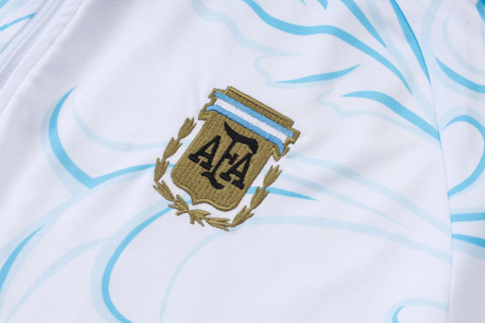 26-27 Argentina High Quality Half Pull Tracksuit