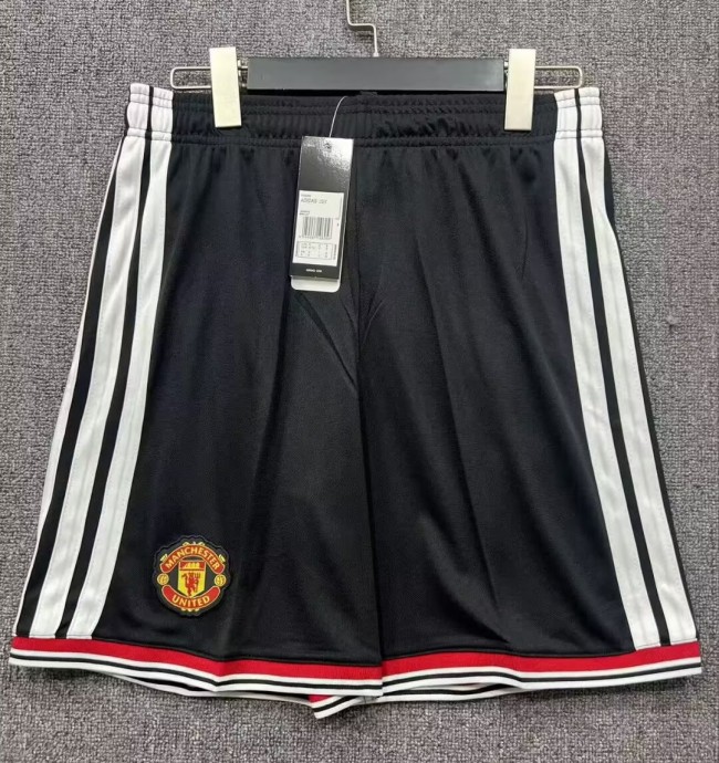 26-27 Man Utd Away Black Shorts Pants
