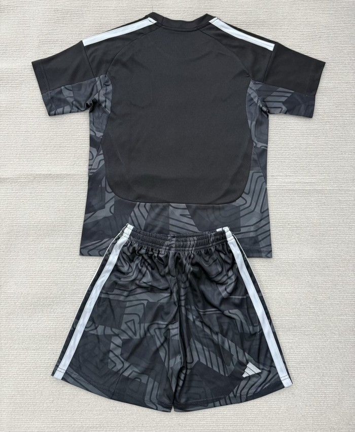 26-27 Aston Villa Black GoalKeeper Kids Soccer Jersey