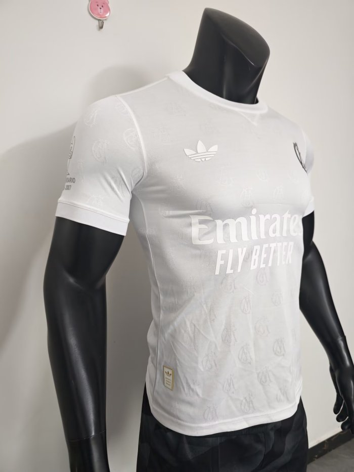 26-27 RMA White 125th Anniversary Edition Player Version Soccer Jersey