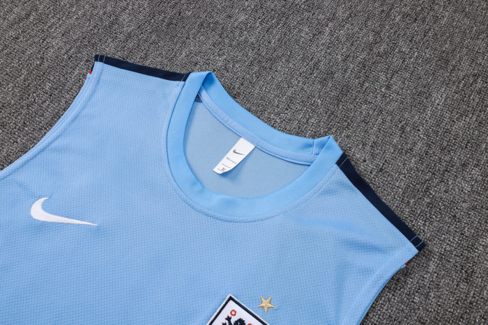 26-27 England High Quality Tank Top And Shorts Suit