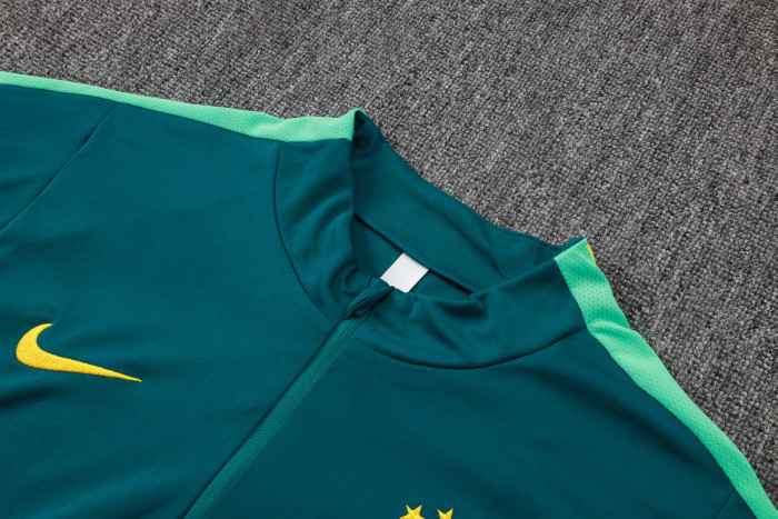 26-27 Brazil High Quality Half Pull Tracksuit