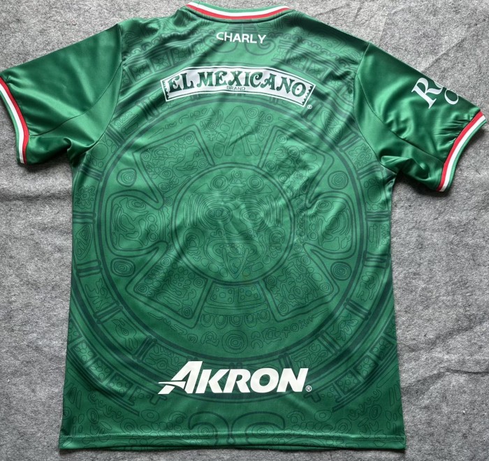 26-27 Atlas Green Retro Version Fans Soccer Jersey