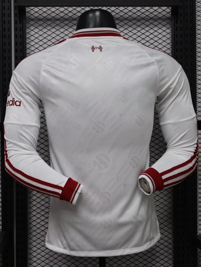 26-27 LIV Away Leaked Edition Long Sleeve Player Version Soccer Jersey (长袖球员)