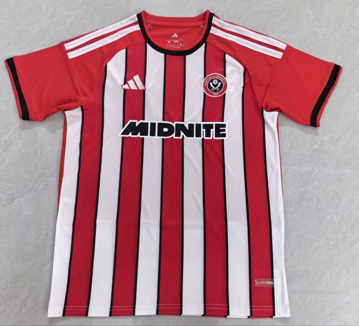 26-27 Sheffield United Home Fans Soccer Jersey