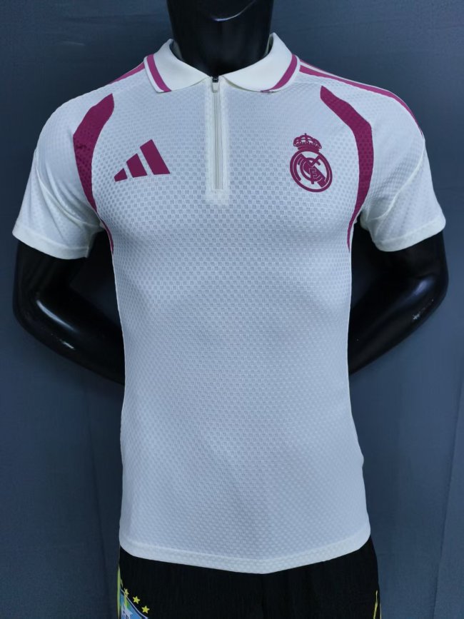 26-27 RMA Special Edition Player Version Half Pull Training shirts