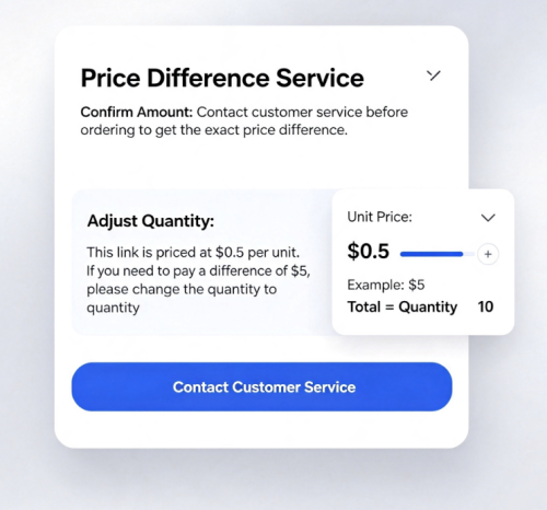 Pay the price difference
