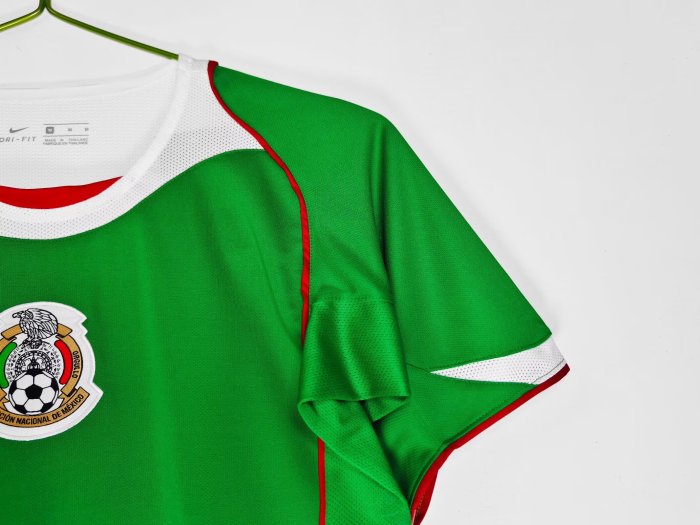 2004 Mexico Home Retro Soccer Jersey