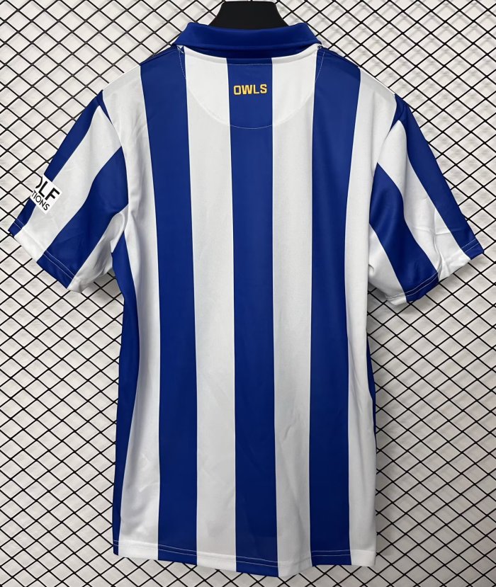 26-27 Sheffield Wednesday Home Fans Soccer Jersey