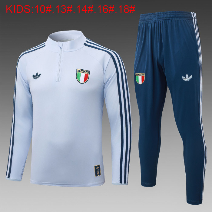 26-27 Italy High Quality Kids Half Pull Tracksuit