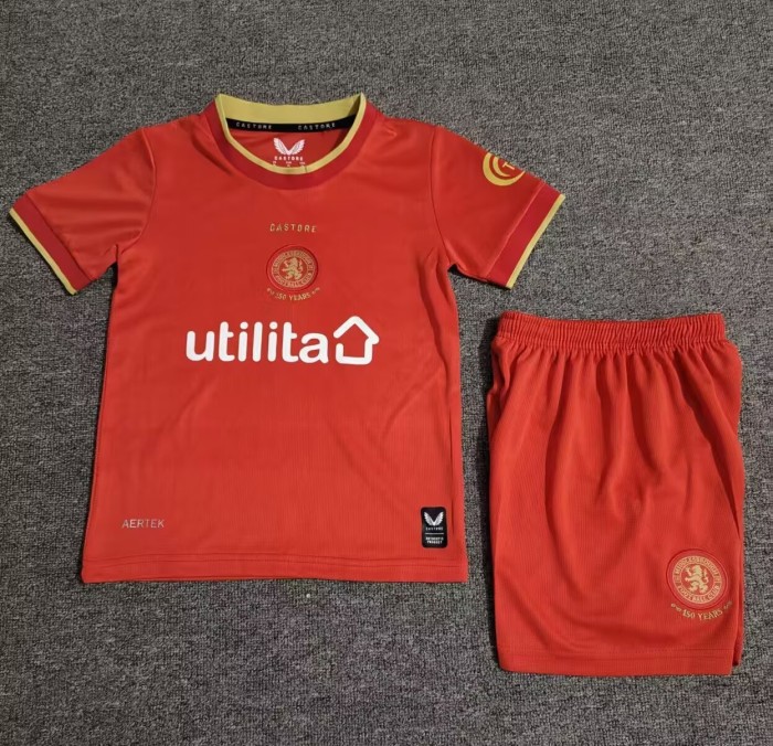 26-27 Middlesbrough Home Kids Soccer Jersey