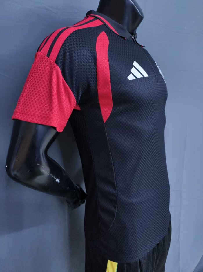 26-27 Man Utd Black Special Edition Player Version Half Pull Training shirts