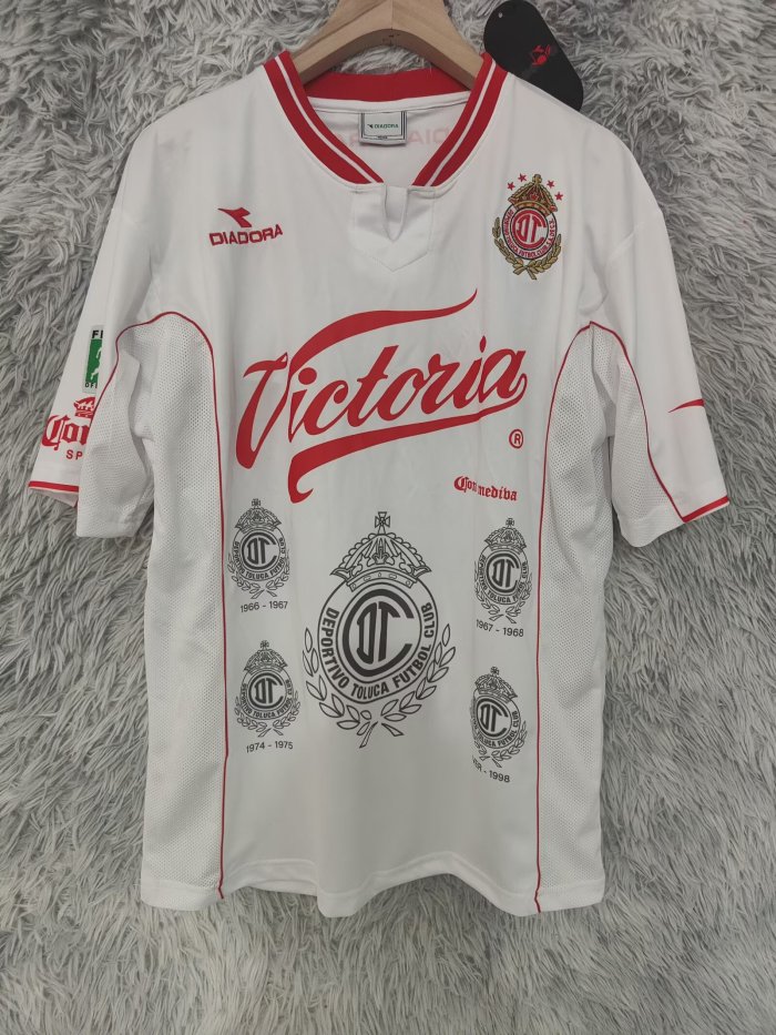 1998-1999 Toluca Away Fans Soccer Jersey