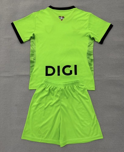 26-27 Bilbao Green GoalKeeper Kids Soccer Jersey