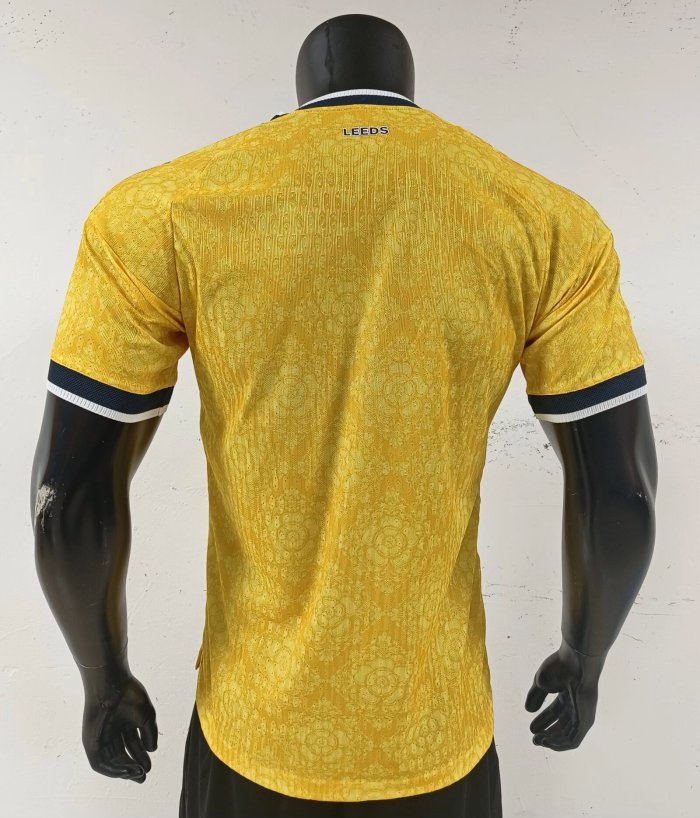 26-27 Leeds United Away Player Version Soccer Jersey