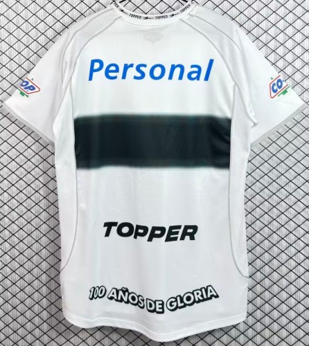 2002 Club Olimpia Away 100th Anniversary Edition Retro Soccer Jersey