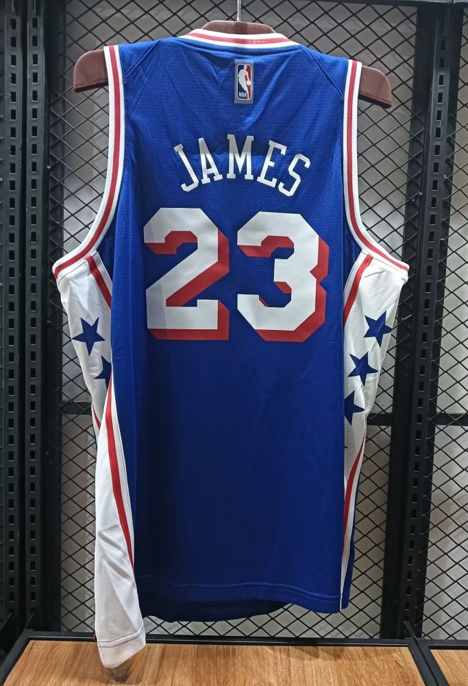 26-27 76ERS Top Quality Hot Pressing NBA Jersey
