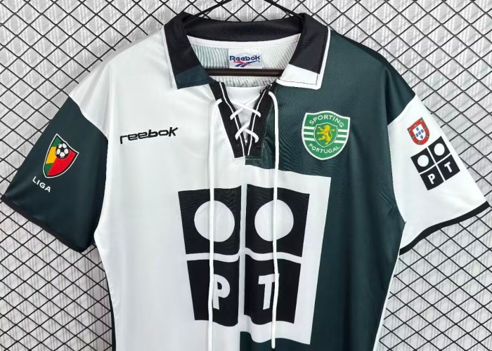 2002-2003 Sporting Lisbon Fourth Retro Soccer Jersey