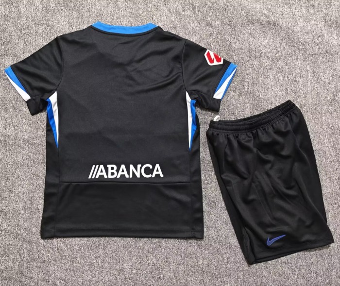 26-27 La Coruna Away Kids Soccer Jersey