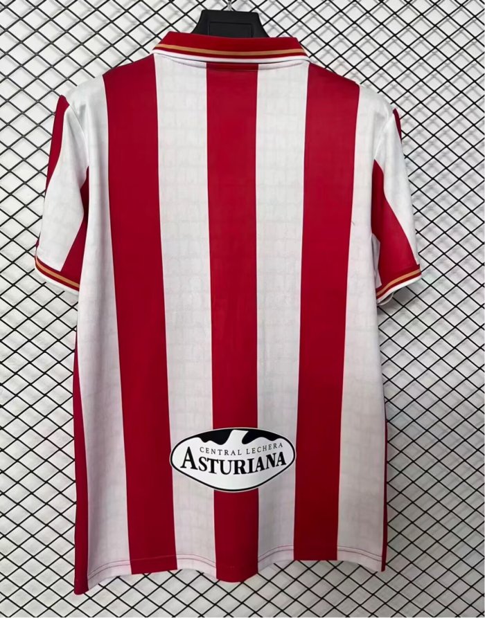26-27 Gijon Home Fans Soccer Jersey