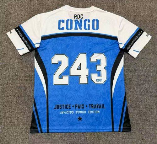 26-27 Congo Blue White Special Edition Fans Soccer Jersey