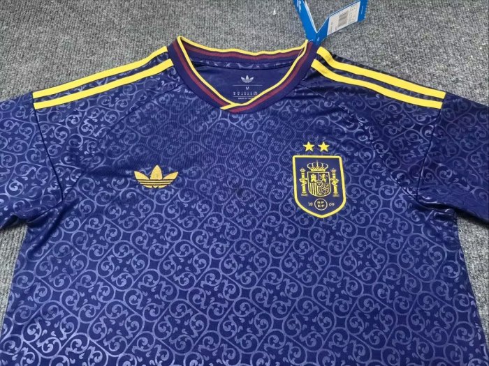 2026 Spain Fourth Fans Soccer Jersey (With 2 Star)*两颗星