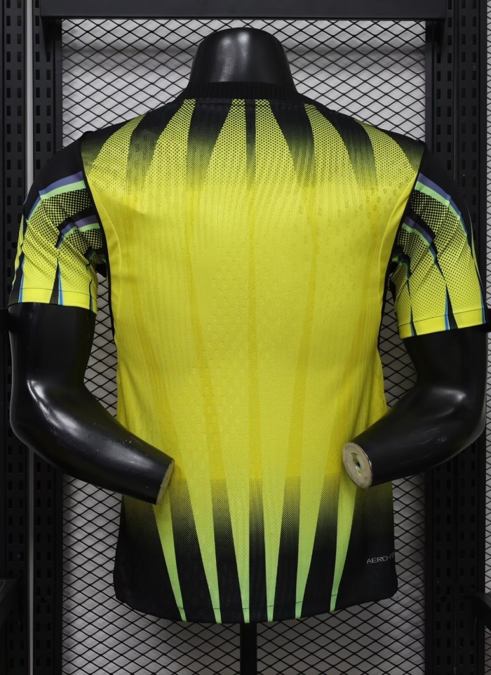 26-27 PSG Yellow Special Edition Player Version Soccer Jersey