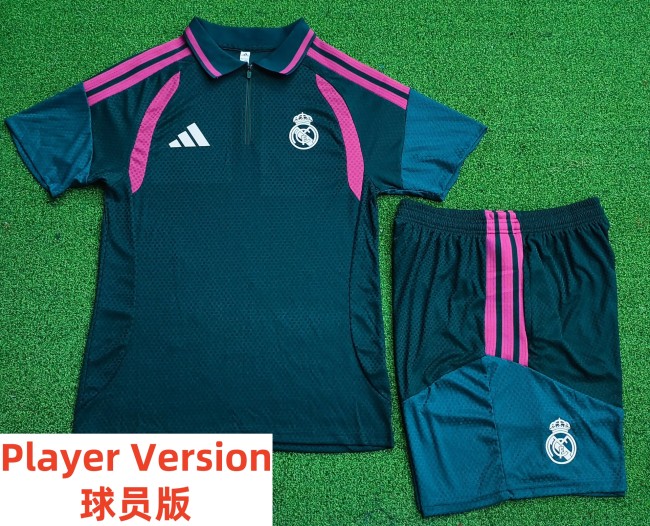 26-27 RMA High Quality Player Version Half Pull Training Short Suit  (球员套装)