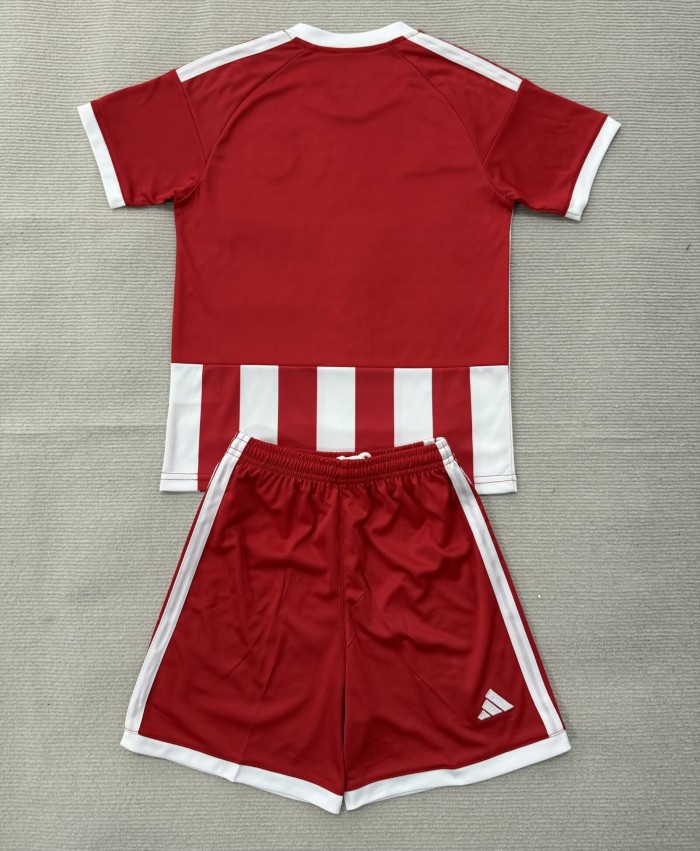 26-27 Olympiacos Home Kids Soccer Jersey