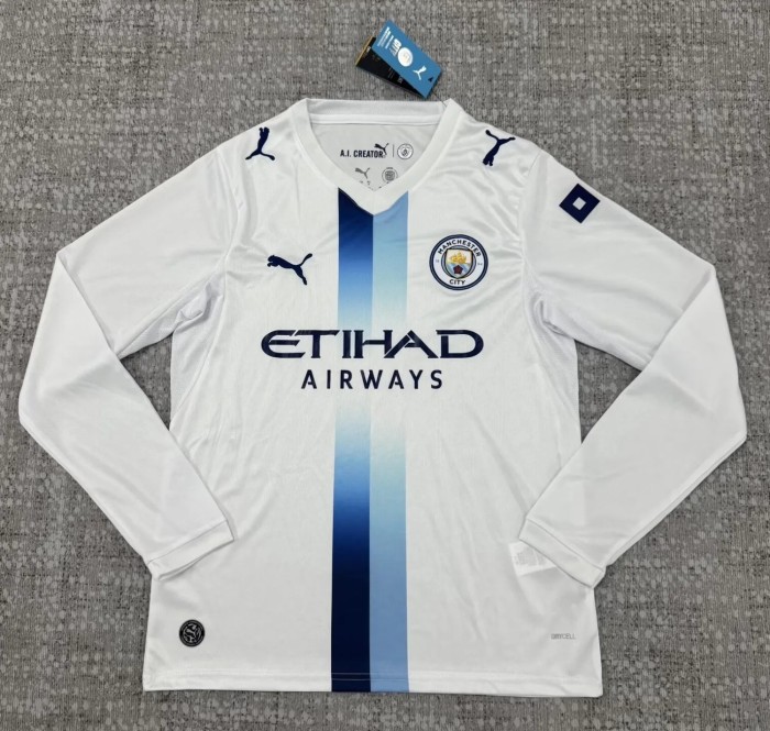 26-27 Man City Third Leaked Edition Long Sleeve Fans Soccer Jersey (长袖)